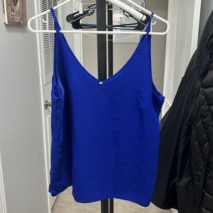 Blue tank top